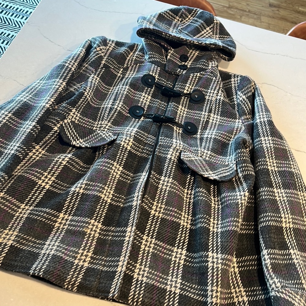 Adorable Plaid Coat!